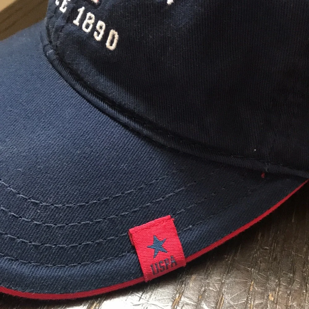 U.S. Polo Assn 1890 Navy Blue Kid’s Small Baseball Americana Cap Hat